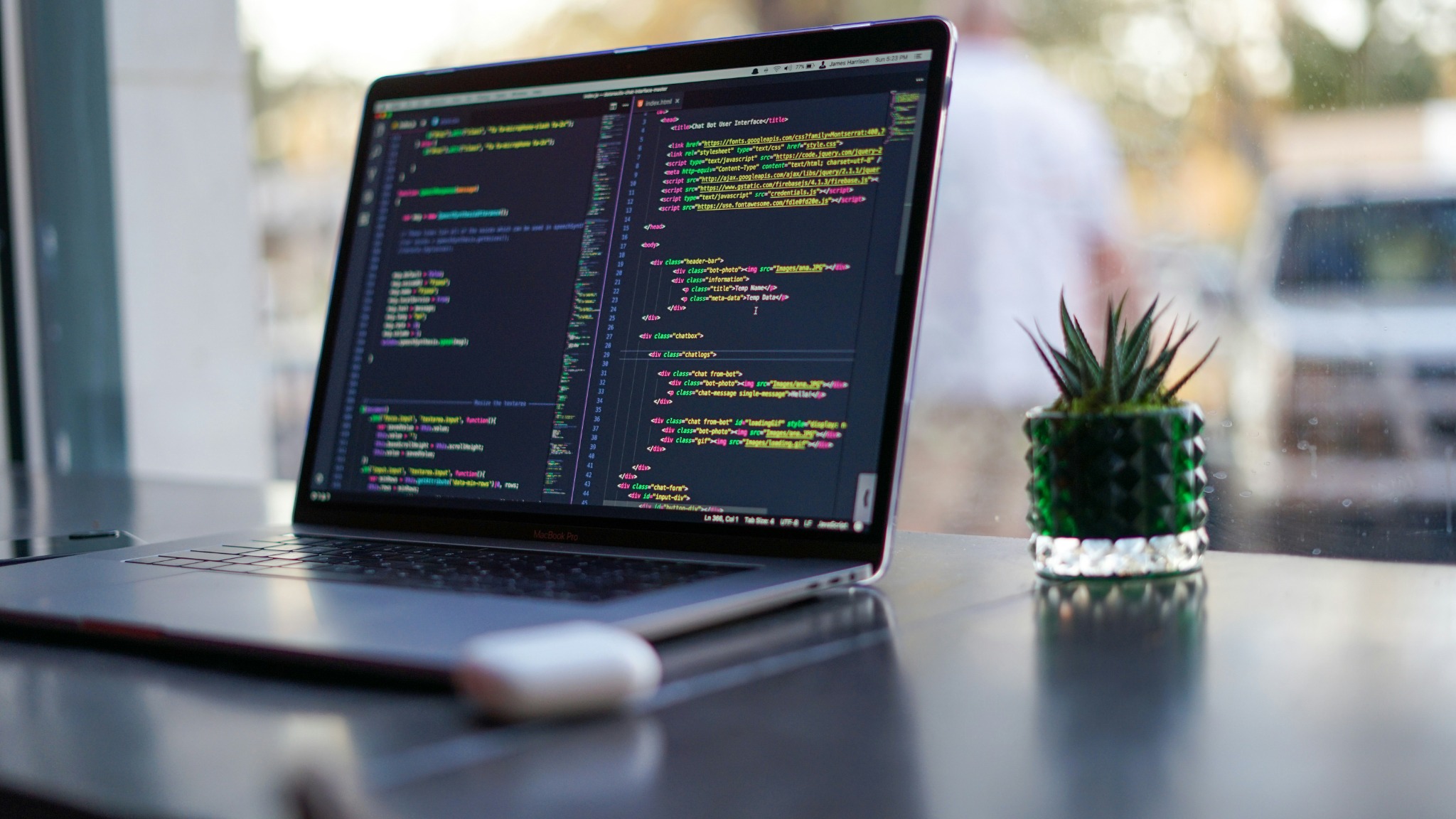 Desarrollo de software en un computador